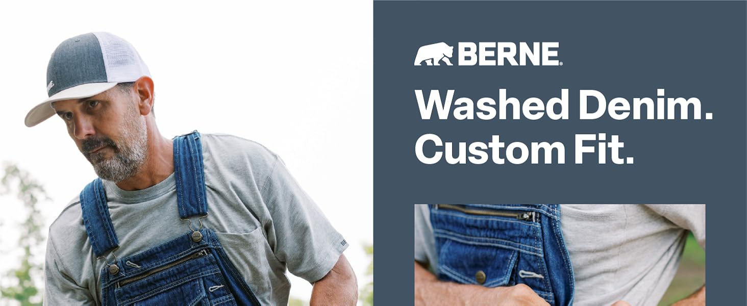 Washed Denim. Custom Fit.