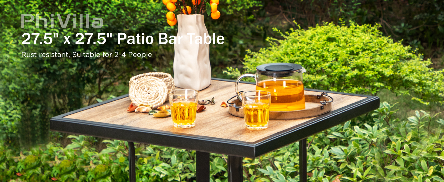 patio bar table