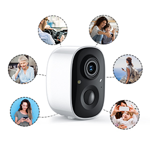 Easy installation Smart security device share recharge activity zone wire-free Setup outdoor indoor