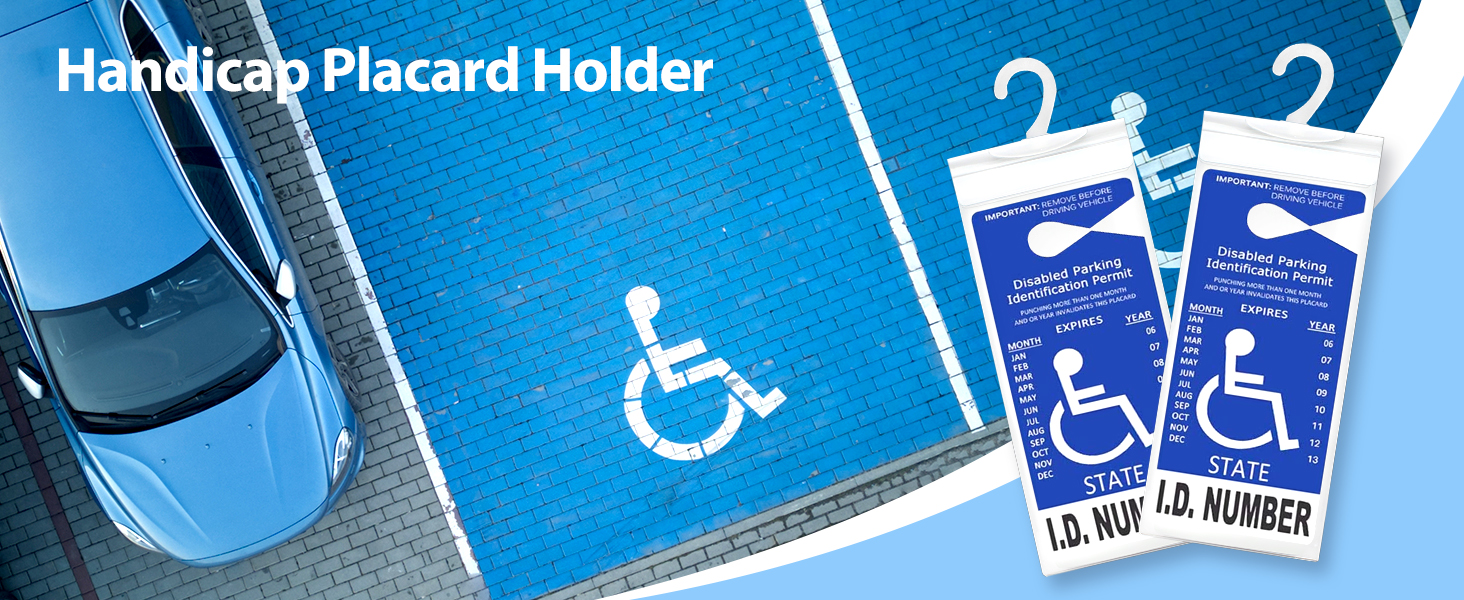handicap placard holder