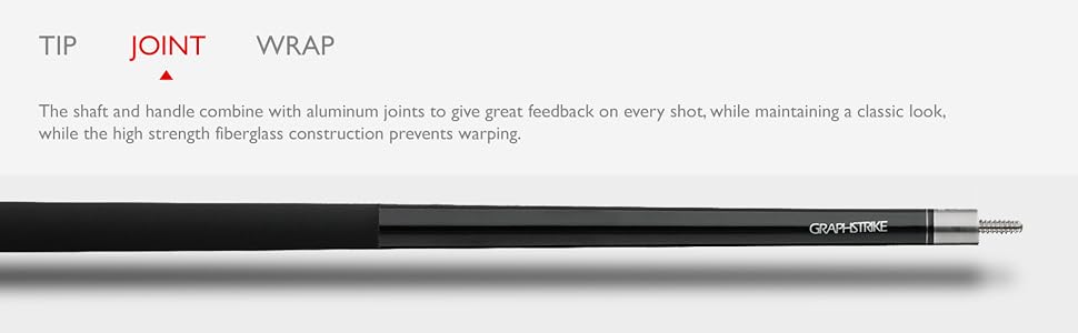 Aluminum joint gives great feedback on every shot