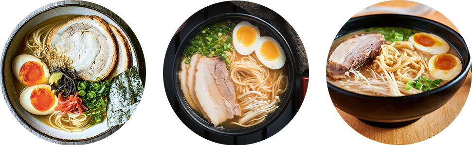 Shirakiku Japanese Style Instant Noodles Tonkotsu Flavor(5x3.35 Oz)