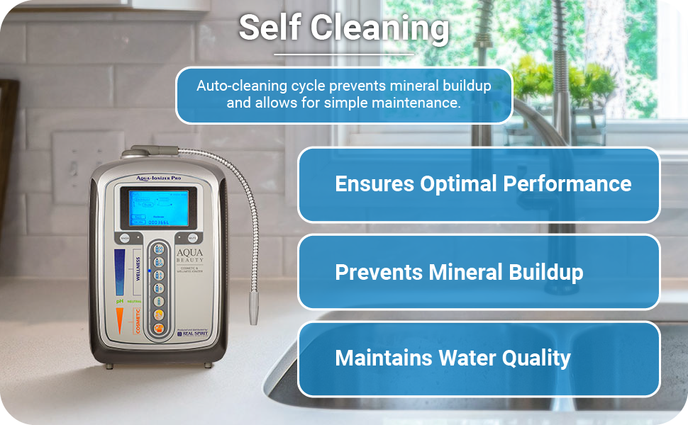 Aqua Ionizer Deluxe 5.0 | Self Cleaning
