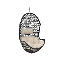 indoor outdoor hanging nest egg lounge chair