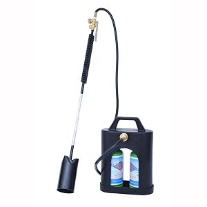 Flame King YSN1LBPB ProBoost Dual 1LB Propane Tank Carrier QCC Outlet