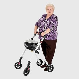 rollator walker walkers seniors walking frame armrest elderly wheels seniors adults zimmer frame 4