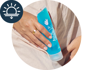 Moisturize at the end of the day