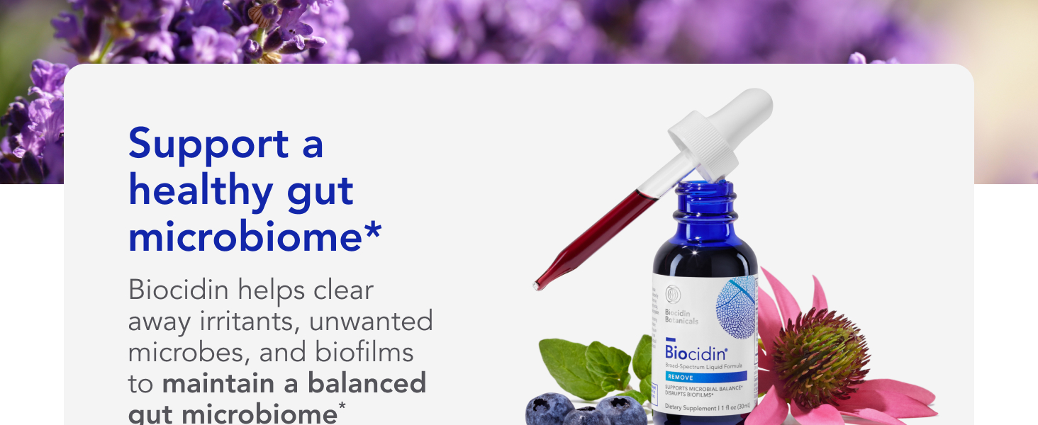 Broad-Spectrum Botanical Drops for Microbiome Balance Biofilm Buster Gut Detox Cleanse Routine
