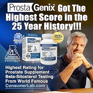 ProstaGenix Got The Highest Score in the 25 Year History!!!
