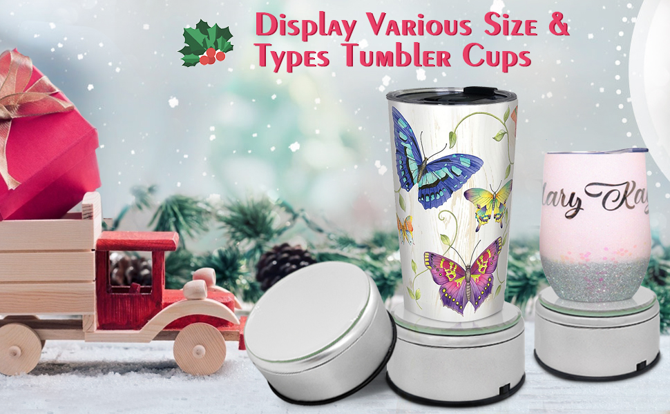 tumbler display turner