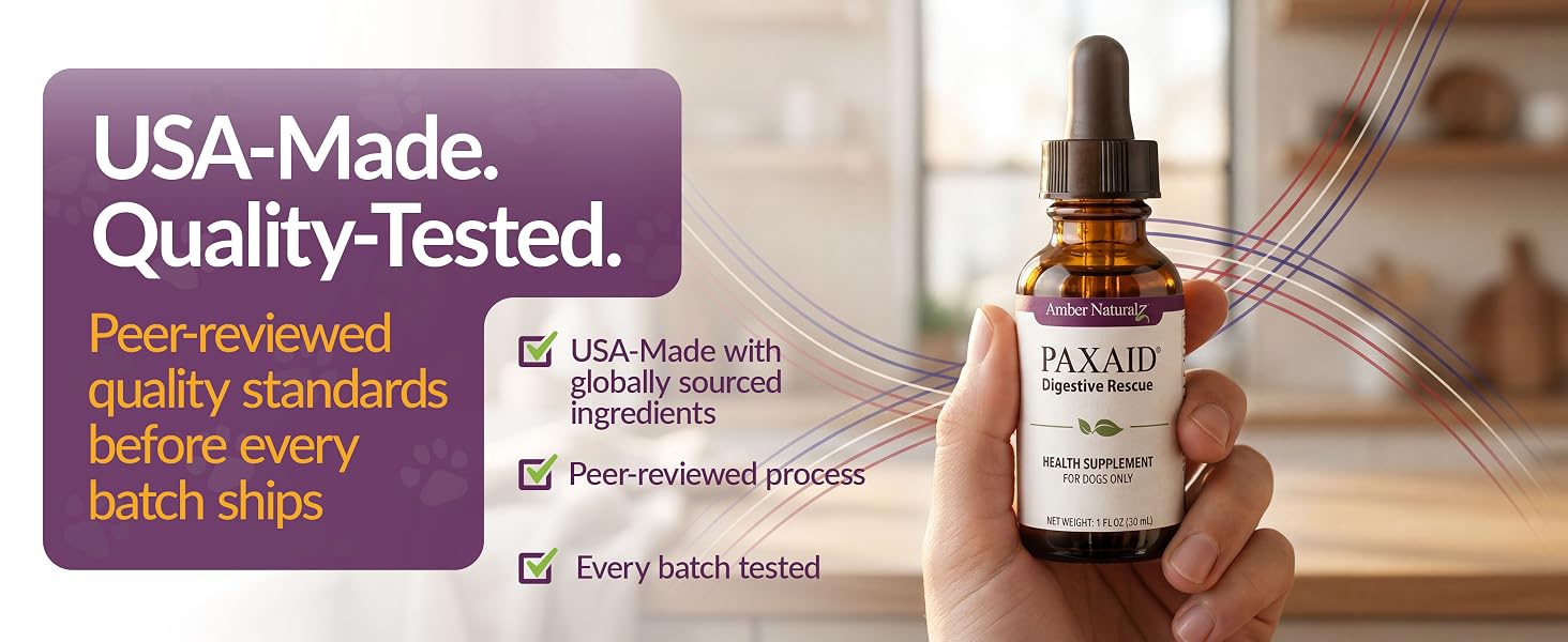 Amber NaturalZ Paxaid Dog Digestive Rescue