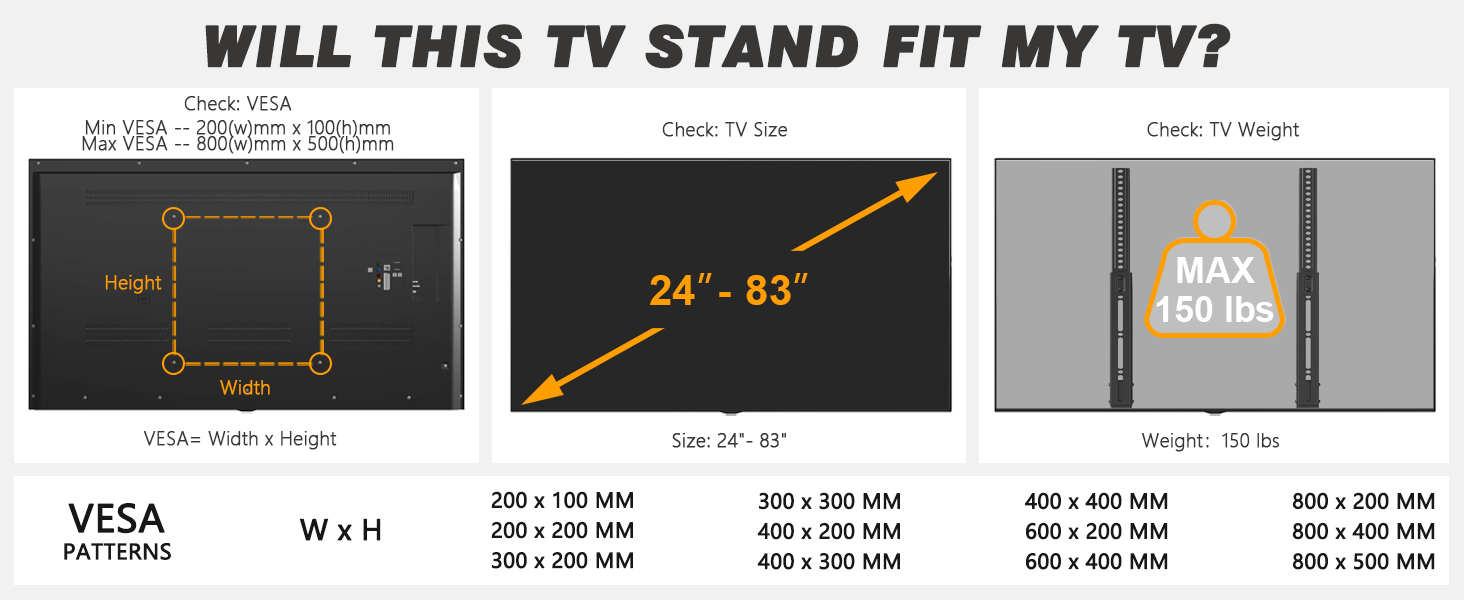 tv legs