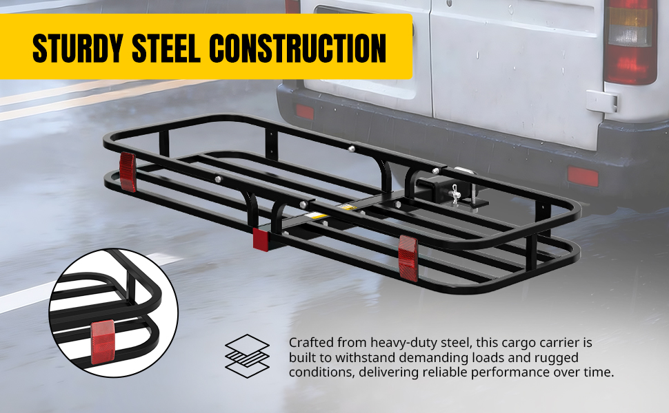 hauler basket tow accessory camping gear roof rack alternative heavy duty luggage hitch mount