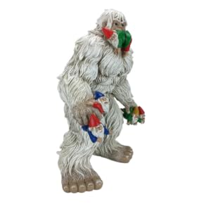 Large Miniature Yeti and Gnomes for The Fairy Garden