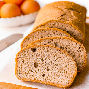 Bread with blanched almond flour