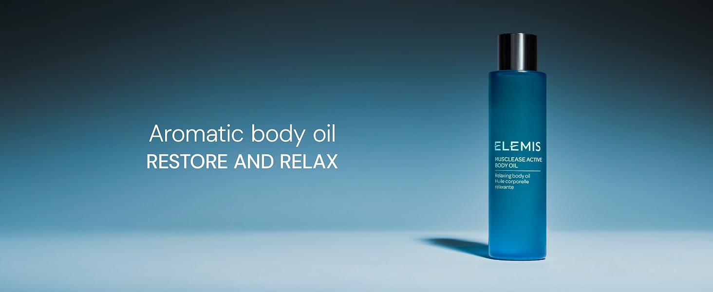 aromatic body oil, restore and relax