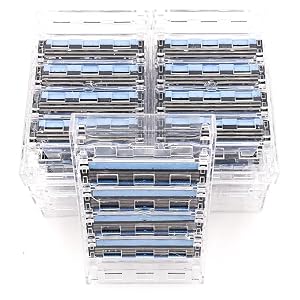 Taconic Shave, 40 Triple Razor Blade Cartridges