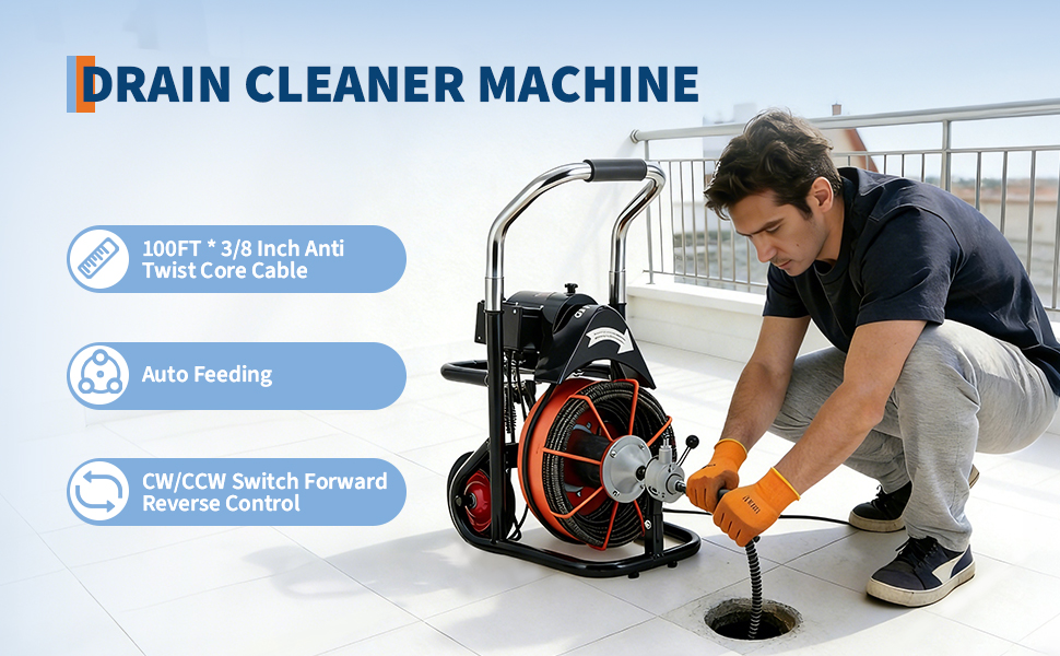 Drain Cleaning Machine