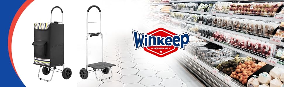 winkeep 2 in 1 utility &amp;amp; shopping cart