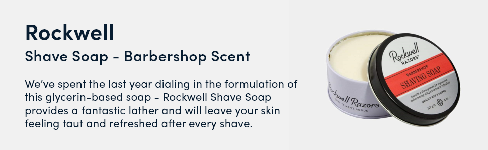 rockwell razors shaving soap