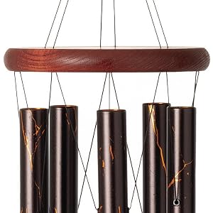 mothers day wind chime gifts for mom Large windchime gold vein Wind Chime Construction and Parts