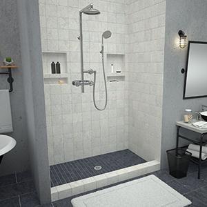 finished shower