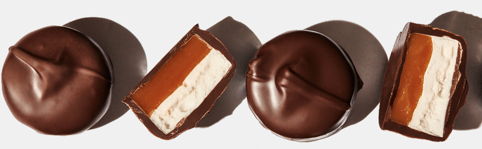 Photo of Milk and Dark Chocolate Scotchmallows (Caramel and Marshmallow)