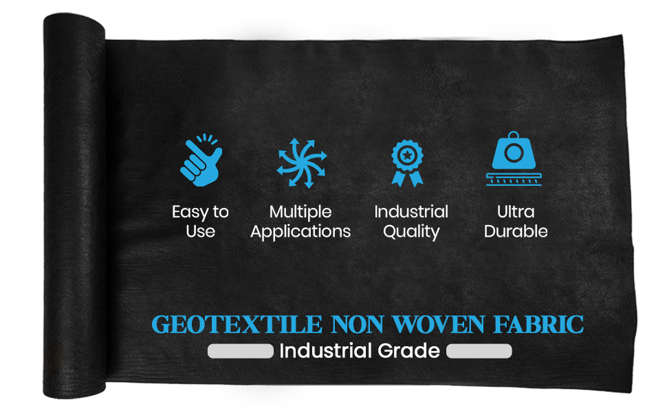 Super Geotextile weed barrier block control