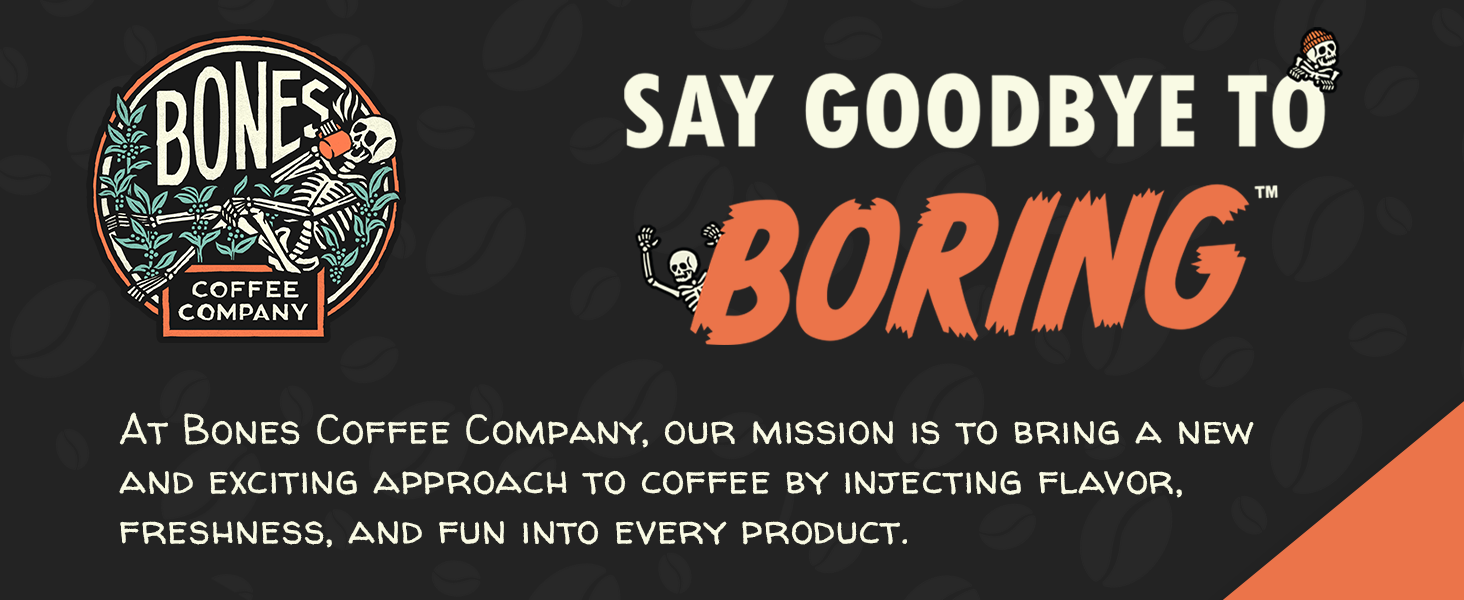 Bones coffee logo banner