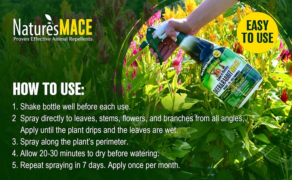 bobbex deer out liquid fence deer repellent rabbit repellant garden lawn trees shrubs bushes stopper