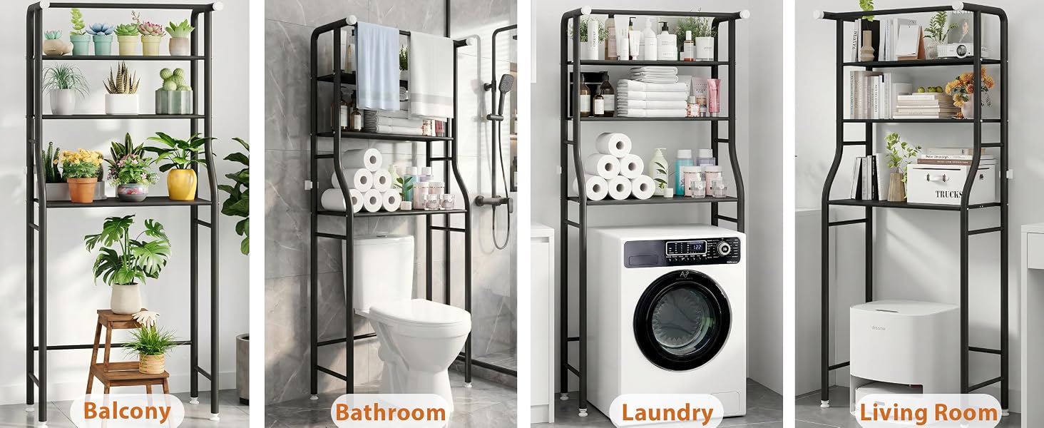 UDEAR3-TierOverThe Toilet Rack