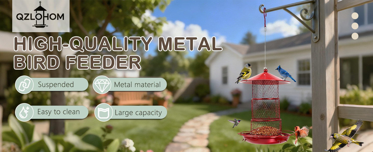 Metal Bird Feeder