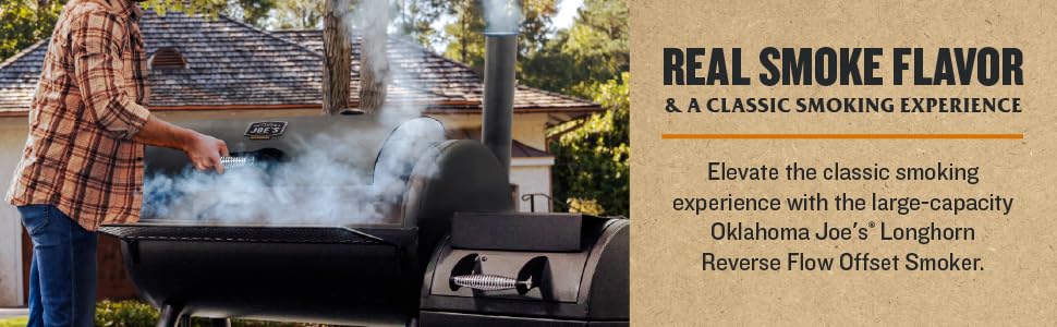 Oklahoma Joe's, Longhorn, offset, smoker, reverse flow