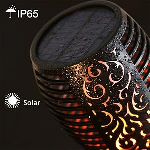 solar torch light