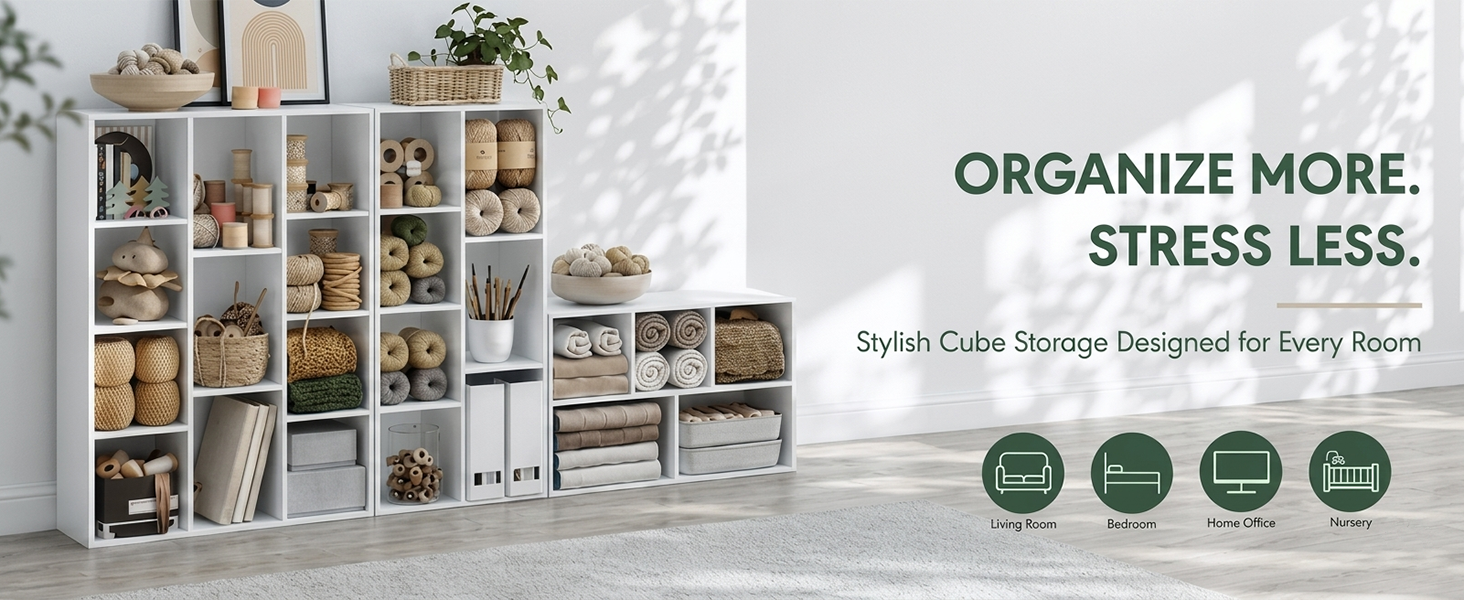 ORGANIZE MORE. STRESS LESS.