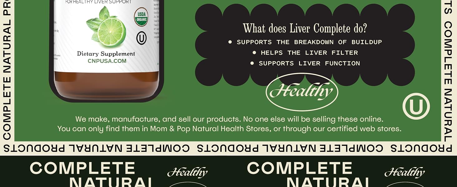 Organic liver enzymes support formula with milk thistle