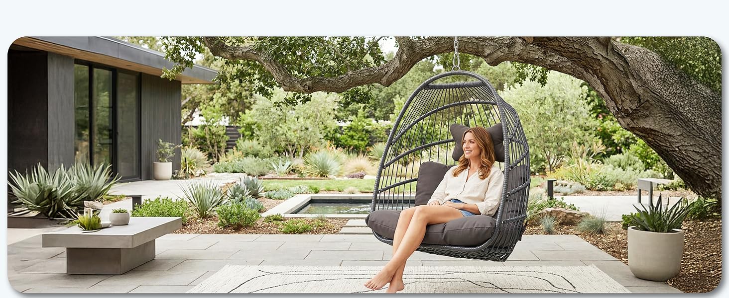egg chair for bedroom patio swing hammock hanging chairs outdoor ceiling tree mounted comfy wicker