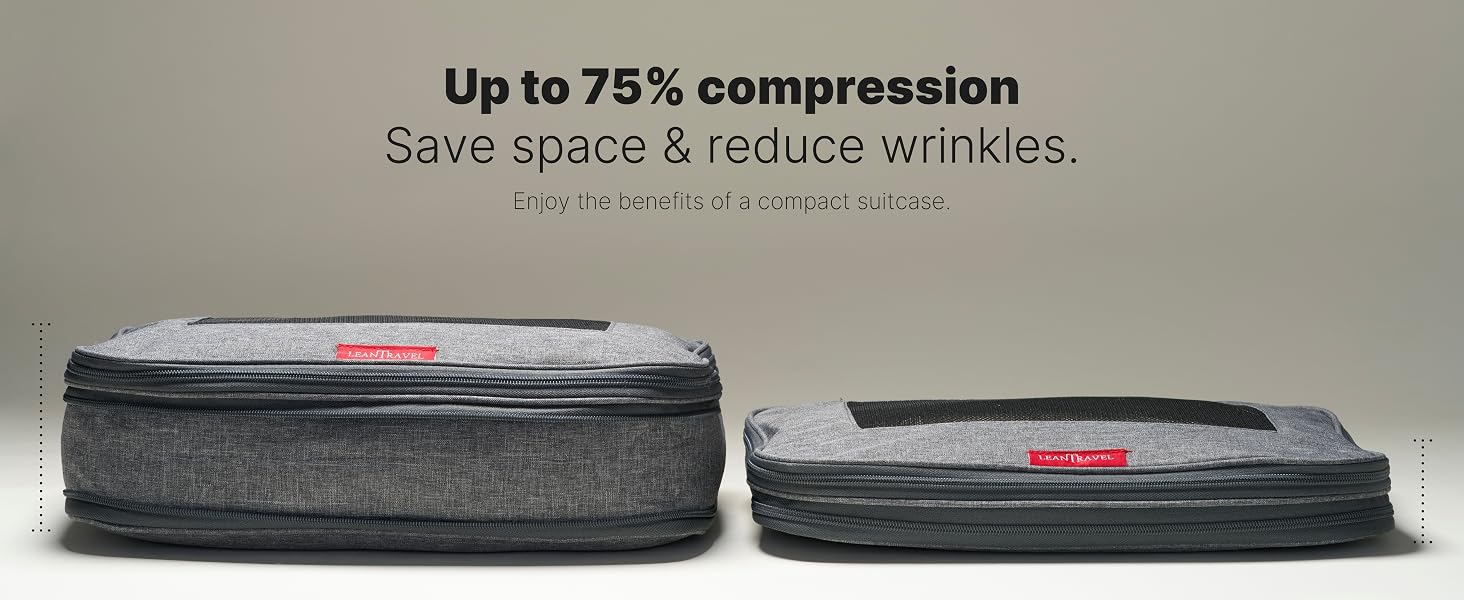 up to 75% compression