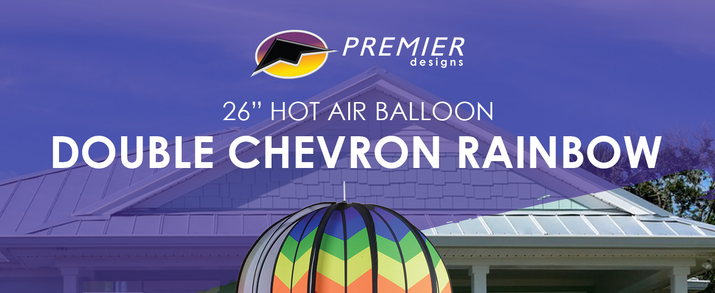 Colorful outdoor spinner, wind-powered decor, unique garden ornament, easy assembly hot air balloon