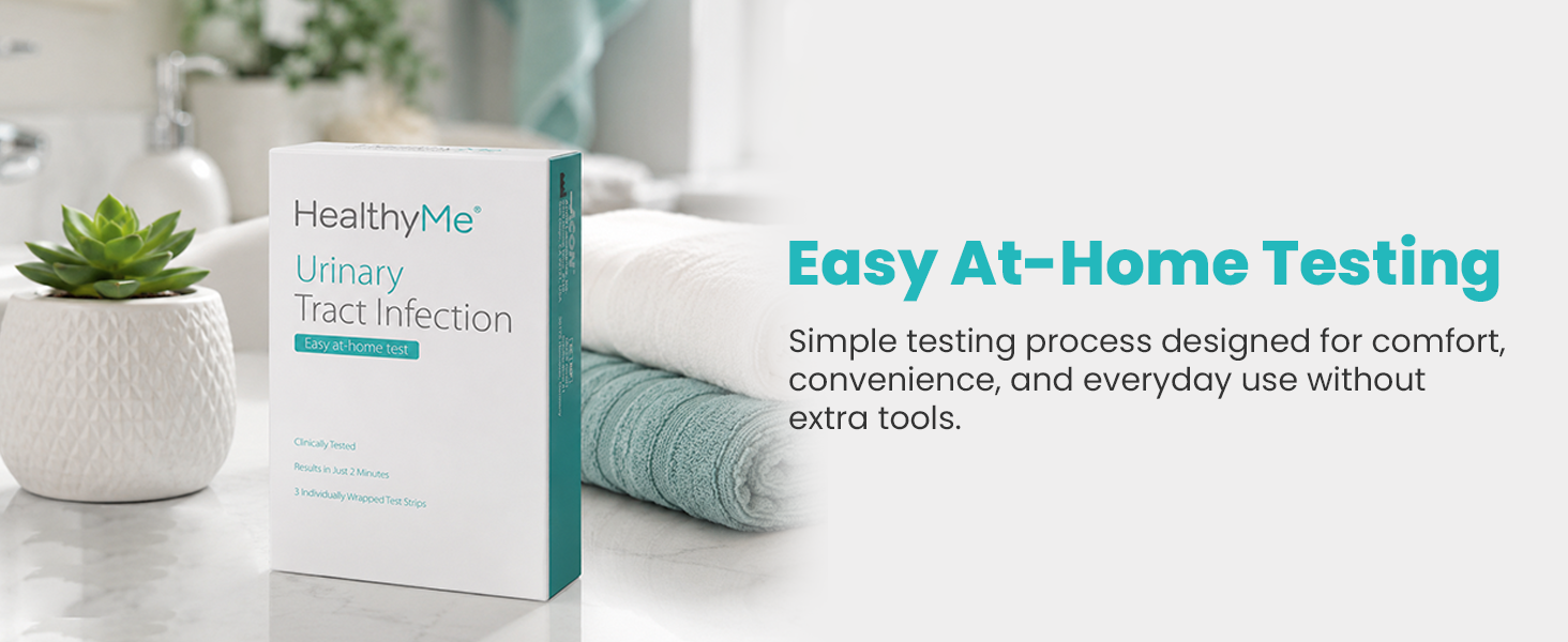 At home urinary tract infection test designed for convenient everyday screening and monitoring