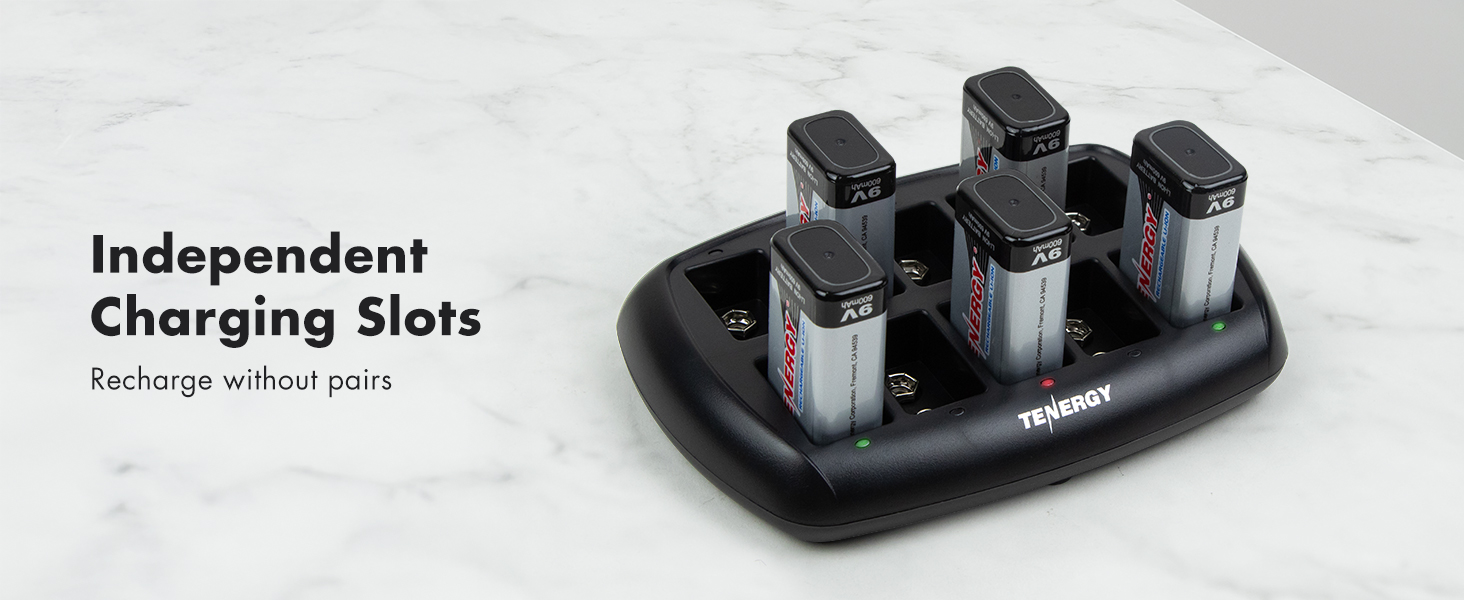 Independent charging slots, recharge without pairs