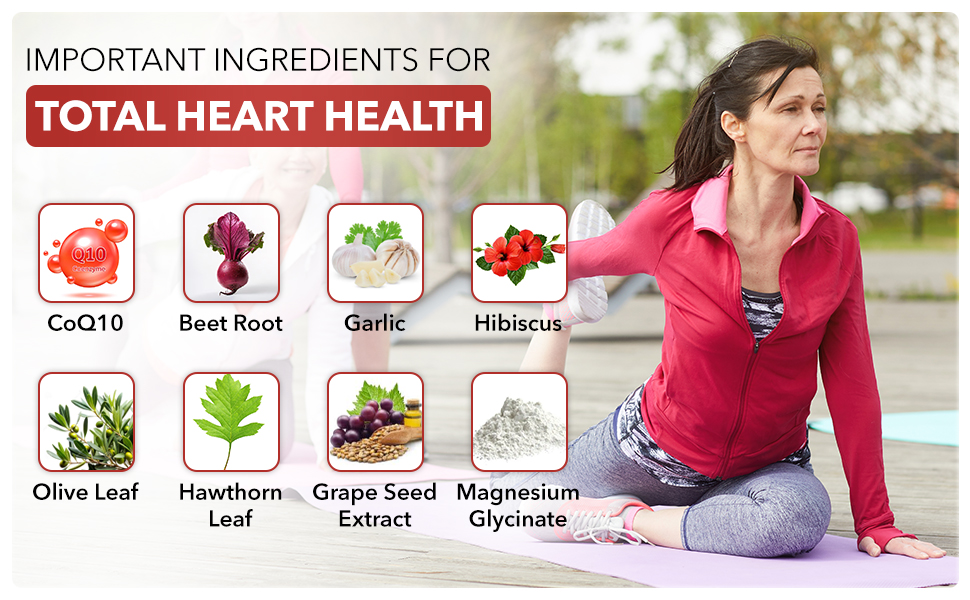 Healthy One Healthy Heart - Each Ingredient Listed for Total Heart Health