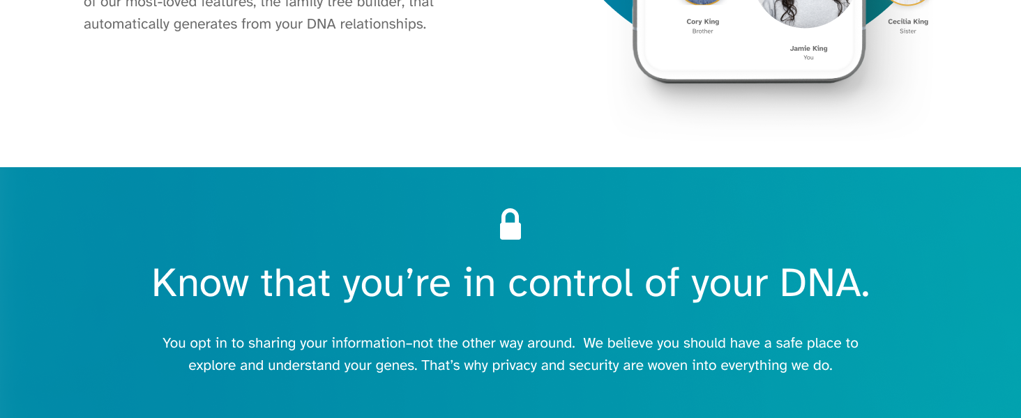 Privacy at 23andMe
