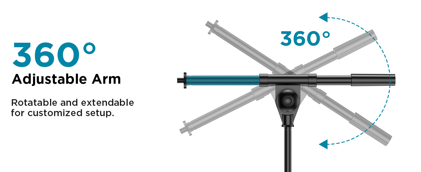 desktop microphone stand