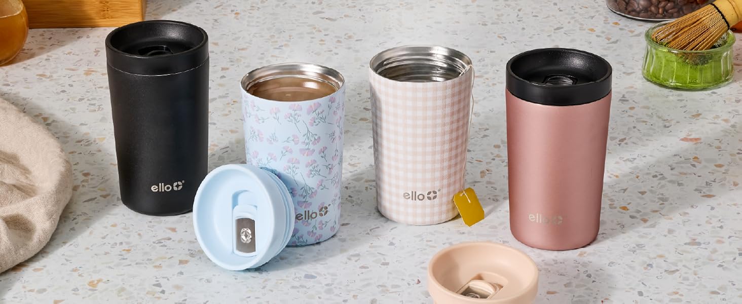 ello jones stainless steel travel coffee mug