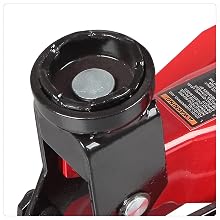 Torin Big Red Hydraulic Trolley Floor Jack with Carrying Case, 2 Ton (4,000 lb) Capacity