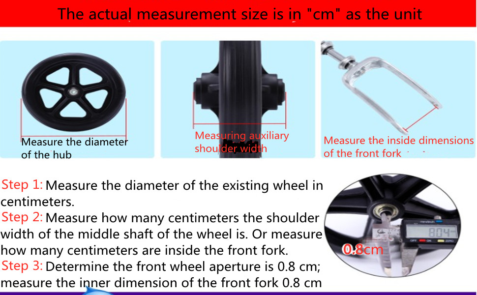 Wheelchair Front Wheels