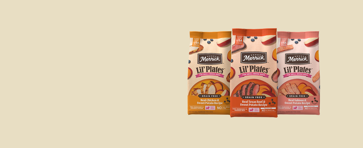 photo of Merrick Lil'Plates dry dog food formula