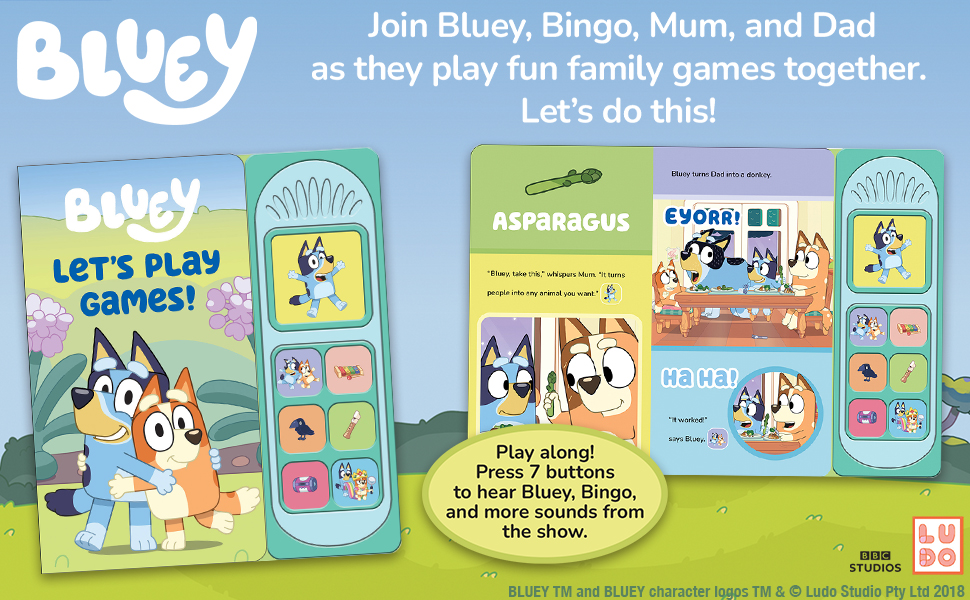 bluey sound book pi kids children&amp;#39;s