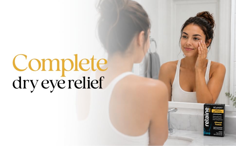 dry eye, retaine, relief, eye drops